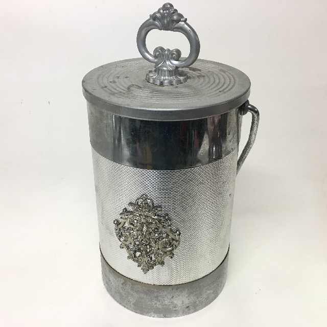 ICE BUCKET, Silver w Crest